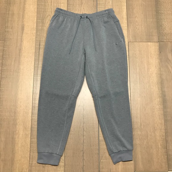 Nike Other - Nike Joggers Pants Mens Size M Gray Fleece Dri-Fit Gym Run Athletic Primary UV